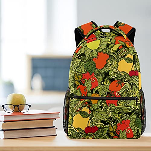 Sac à dos de voyage rouge cerise tomate avec compartiment bouteille - 6