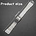 WRISTARMOR Stainless Steel Watchband Accessories Compatible with Caiso A158WA A168WH AE1200WH F108WH AQ-230A A700W LA670WGA Mens Watch Strap 18mm Replacement Band