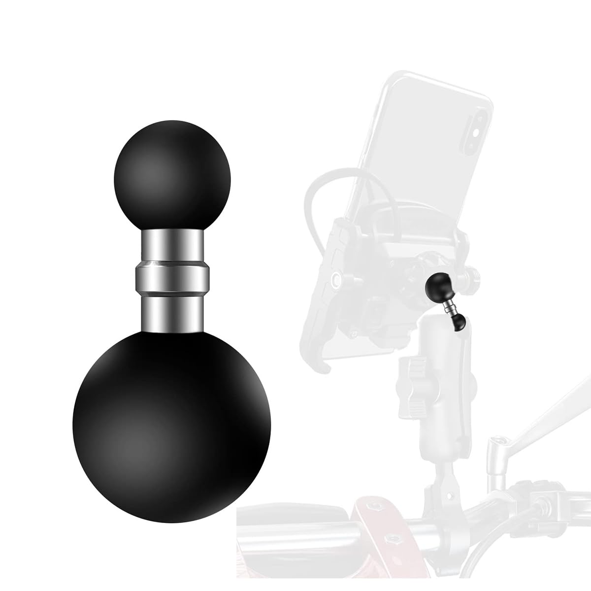 Adaptateur à Boule Montage Supplémentaire Bras Taille B RAM