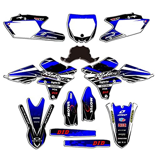 ENARUI Kit Déco Autocollant Stickers pour Yamaha 250 YZF 2014-2018 et 450 YZF 2014-2017 et YZ450FX 2016-2018