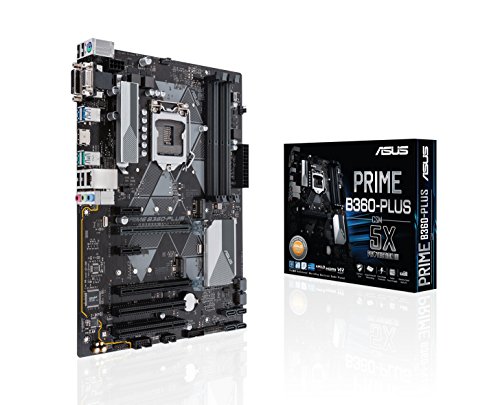 ASUS Prime B360-Plus LGA1151 (300 Series) DDR4 HDMI DVI VGA M.2 ATX Motherboard