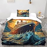 Zoom IMG-1 itomen titanic set copripiumino ocean