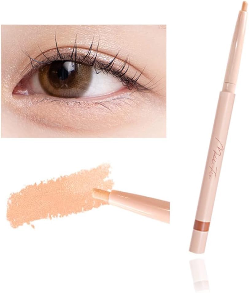 MilleFée Tears EyeBag Pencil Liner (021 Shimmer Light Beige) Undereye Highlighter Eyeshadow Stick