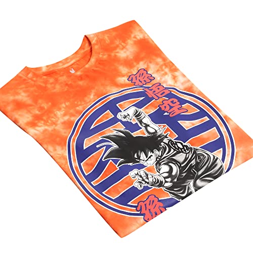 Image of Free Authority Official Dragon Ball Z: Son Goku Anime Graphic Print Pure Cotton Regular Fit Tshirt for Men