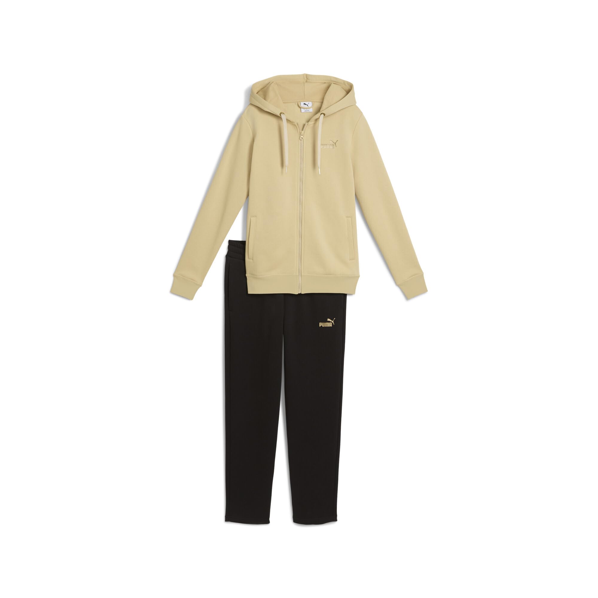 PUMA Damen Metallic Hooded Sweat Suit Fl Op Strickanzüge (1er Pack)