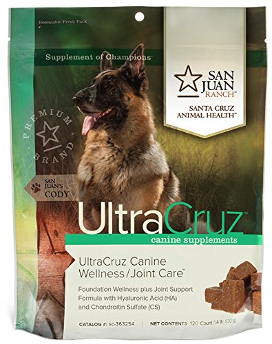 UltraCruz Canine Wellness/Joint Supplement for Dogs, 120 Tasty Chews