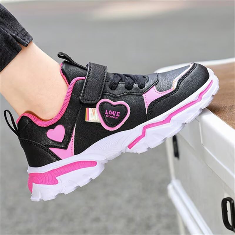 Kid Girl Fashion Lightweight Walking Sneakers for Outdoor Sport Running Travel School