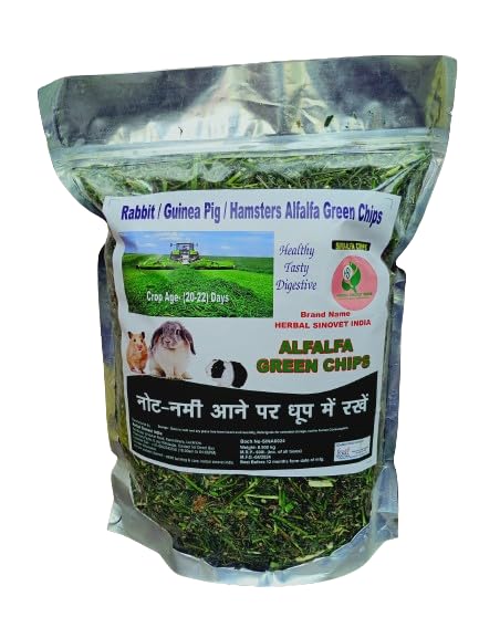 Herbal Sinovet India Premium Organic Alfalfa hay for Rabbit, Guinea Pig, Hamster. ISO (9001-2015) CIRTIFIED (1) (B0D3J8VFQ3) Amazon Price History, Amazon Price Tracker