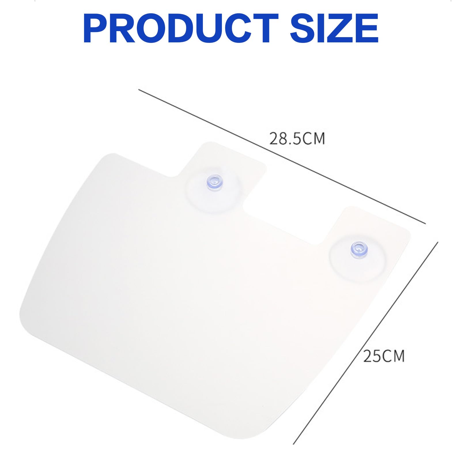 Kitchen Sink Splash Guard, 3pcs Dish Washing Baffle Board Sink Board Protector with Attached Sucker,Sink Anti-Splash Proof Retaining Plate Water Separator(Size:3pcs) - Image 2