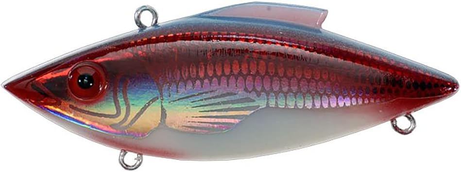 Bill Lewis Lures Lifelike Vibrations Rat-L-Trap 1/2 OZ Lipless Crankbait Fishing Wobble Sinking Lure for Black Bass, Trout, Walleye, Pike, Salmon