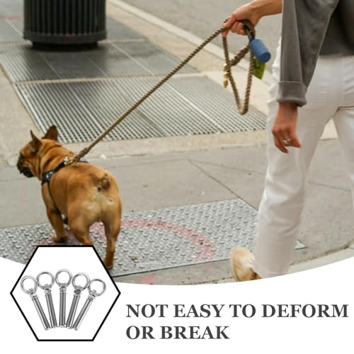 HANABASS Estaca De Amarrar Para Cães 5 Peças Gramado Âncora Amarração Segura Ao Livre Para Todos Os