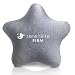 Serenilite Firm Star Stress Ball and Hand Therapy Gel Squeeze Exercise Ball - Great for Anxiety and Hand Strengthening - Optimal Stress Relief (Titanium Star)
