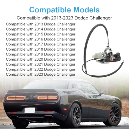Image of WMPHE Door Lock Latch Actuator Compatible with Dodge Challenger 2015 2016 2017 2018 2019 2020 2021 2022 2023 Replacement for 68174641AF 68174641AD