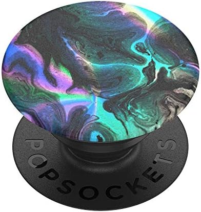 PopSockets: PopGrip - Expanding Stand and Grip with a Swappable Top for Smartphones and Tablets - Oil Agate