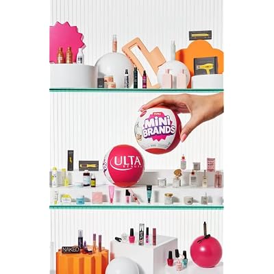 Mini Brands Ulta Beauty Series 1: 5 Miniature Beauty Products Replicas, Mystery Capsule, Unisex, All Ages