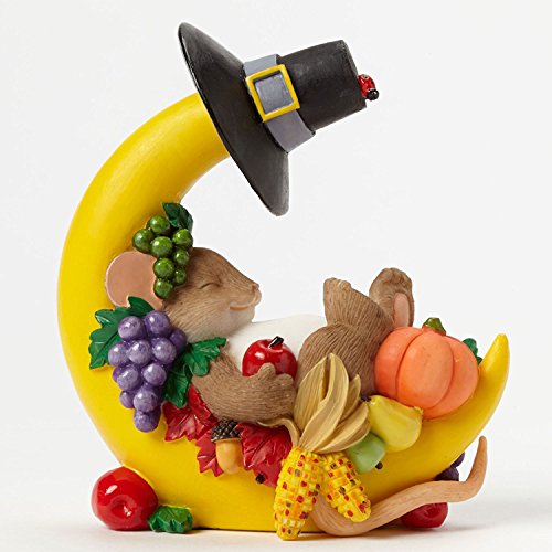 Enesco Charming Tails Harvest Moon Dreamer Figurine, 3.125-Inch