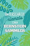  Unterschätze niemals einen Bernsteinsammler: Notizbuch inkl. Kalender 2021  Das perfekte Geschenk für Männer, die Bernsteine sammeln  Geschenkidee  Geschenke