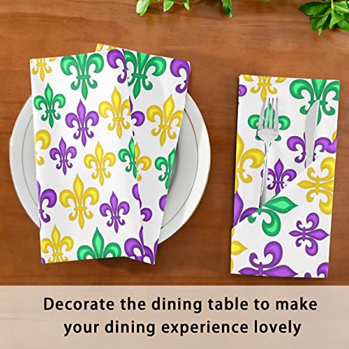 Servilletas de Tela Naanle Fleur De Lis 20 x 20 in Pack 4 miniatura 6