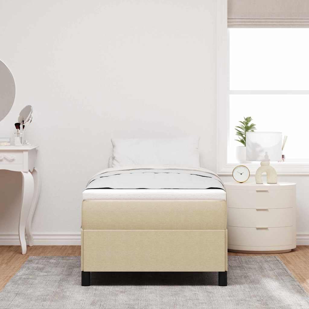Cama somier Base lecho canapé tapizado en Pana Verde grisáceo, 80 x 200 cm, Estructura de Pino, somier de Lamas, Dormitorio Adulto e invitado, Soporte Firme y Montaje Sencillo