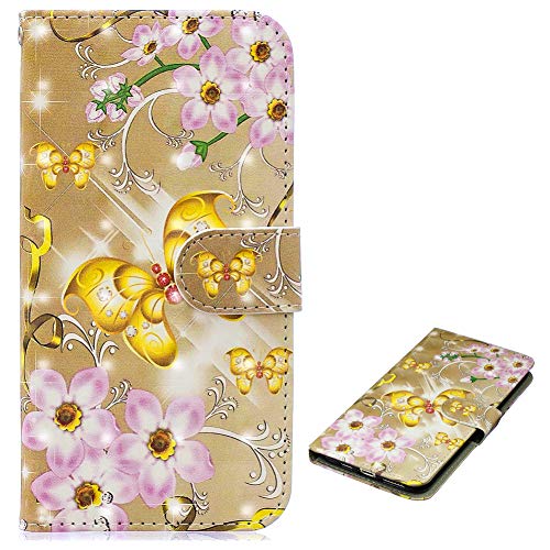 Brilliant Leather Compatible with Samsung S8,Flip Kickstand Sparkle Bling Glitter Diamond Stand Function Magnetic Book Purse Wallet with Card Slot Holder Protective Cover