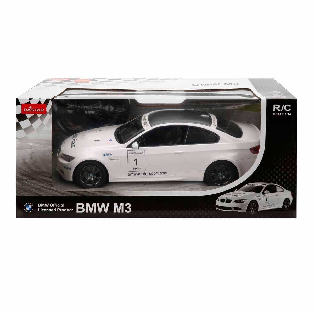 R/C 1:14 BMW M3 Matt Black/White ass.