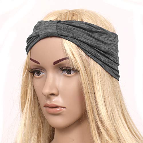 Triplewood Women's Multi-Style Head Wrap Hair Band Criss Cross Headband Yoga Running Sports Fashion Hair Accessory