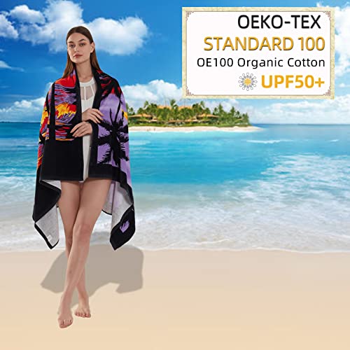 Chavish Oversized Beach Towel Cotton, Extra Large 40 Inchx70 Inch Thick Pool Towel High Absorbent thumb #4