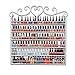 Produktbild GOTOTOP Organizer Nagellack Präsentationsständer, Wandregal metallisch, Nail Polish Display Makeup Storage Rack, Organizer-Wand-180 Nagellack, 6 Ebenen, 60.5 * 5.3 * 72 cm Bianco