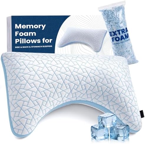 Kopfkissen Seitenschläfer – Verstellbares Memory Foam Kissen mit ...