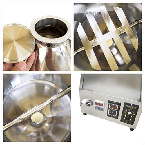 YUCHENGTECH 25L Lab Dry Powder Mixer Mixing Machine Particle Blender Powder Mixer Granual Blender for Food Chemical Medical 0-33 rpm (110V, 25L(10-15kg))