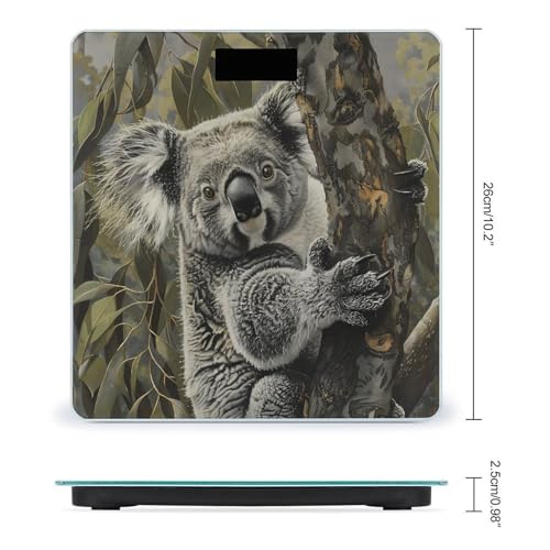 Báscula Digital de Baño Koala Bear con Vidrio Templado miniatura 2