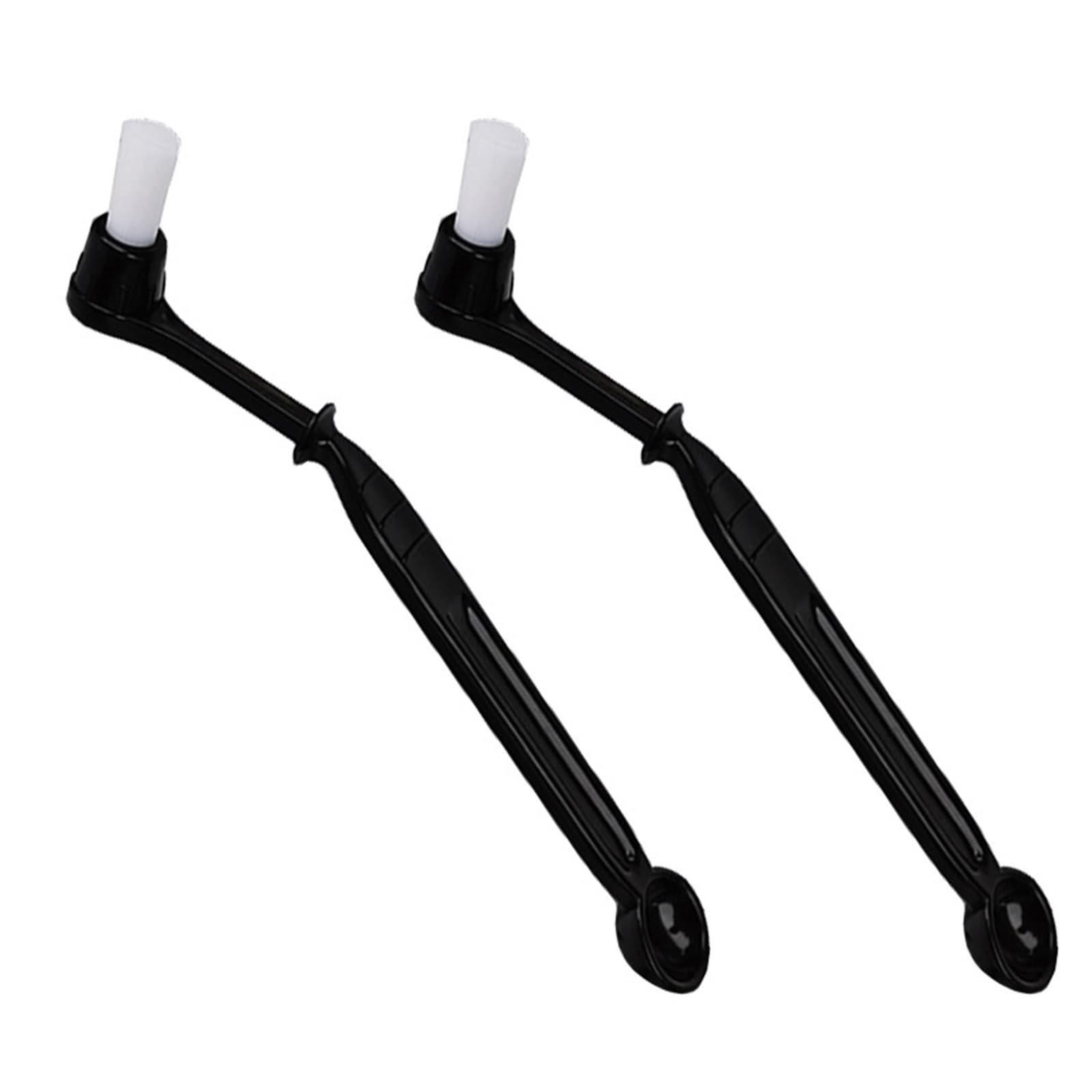 TQUXNGA 2PCS ABS Coffee Espresso Machine Cleaner Brush with Long Handle and Spoon Head Perfect for Homes Kitchen Appliances Long Handle Brush for Coffee Grinder