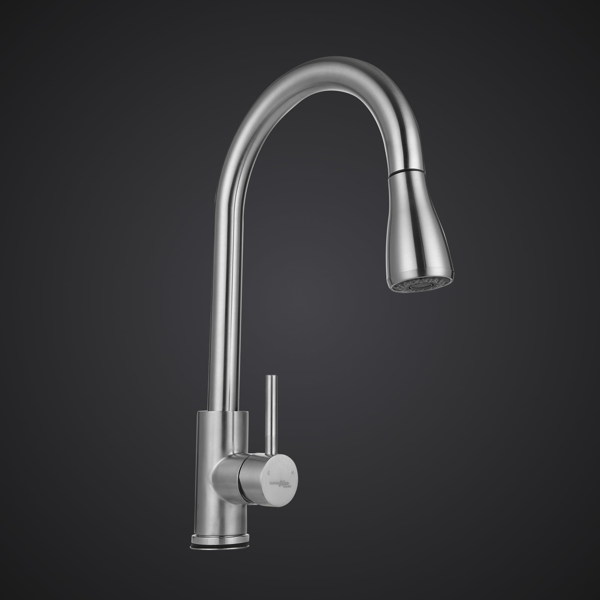 Hindware Italian Collection Pull Down Kitchen Sink Faucet | Kitchen Sink Mixer | Deck Mount Installation | Made of SS | Dual Mode - Spray & Stream-image-23