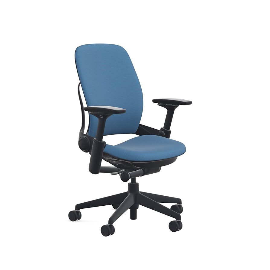 Steelcase Leap V2 ブルー デスクチェア Amazon.com: Steelcase Leap Upholstered Hard Casters - Cobalt