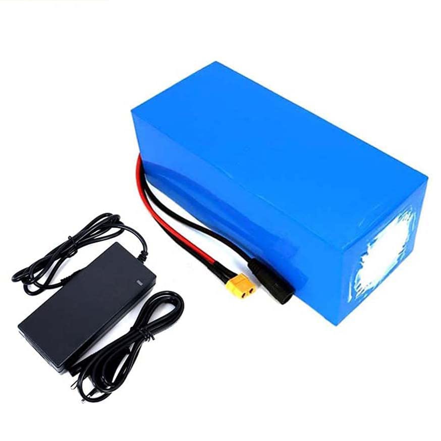 – 36V 20Ah E-Bike Battery 10S4P Built-in BMS Protection Waterproof Electric Bicycle Lithium-ion Battery Pack with 42V 2A Charger