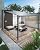 GarveeLife 10'x 10' Lean to Gazebo, Hardtop Wall Pergola with Polycarbonate Roof, Aluminum Frame Mounted Gazebo for Lawn Patio Deck Yard and Party