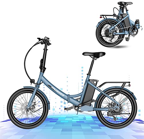 E Bike 20 Zoll, Leichtes Pedelec 20'' mit 14.5Ah Li-Ionen-Akku,...