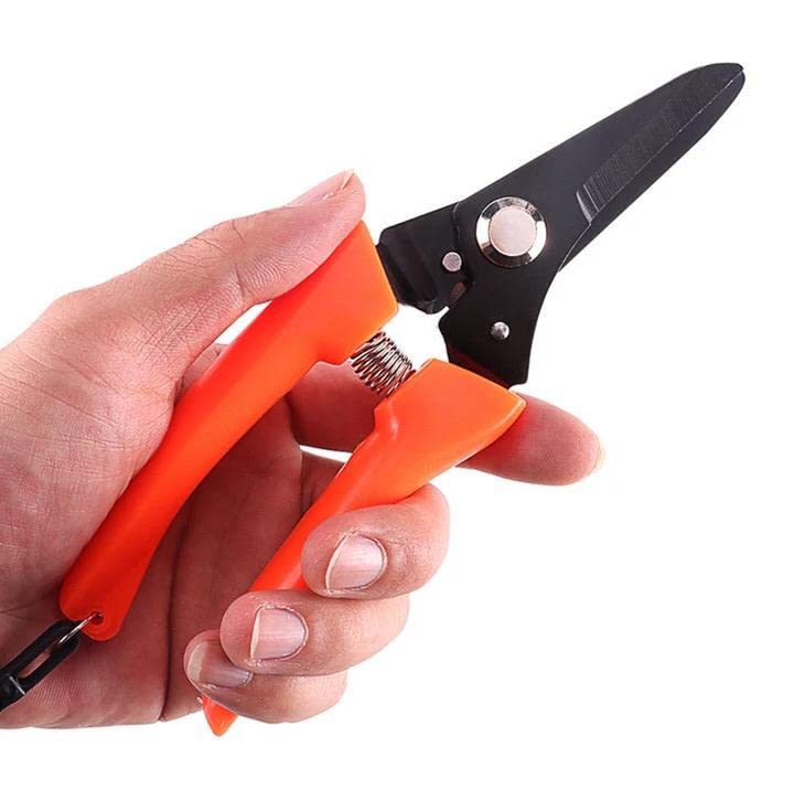 Scoovi™ Hand Pruner Cutter - 1 Pc (Steel Blades) | Heavy Duty Gardening Plant Cutter Tool for Home Garden Wood Branch Trimmer | Grass Cutting Accessories | Sturdy Stem Scissors (B0BBW2J7JX) Amazon Price History, Amazon Price Tracker