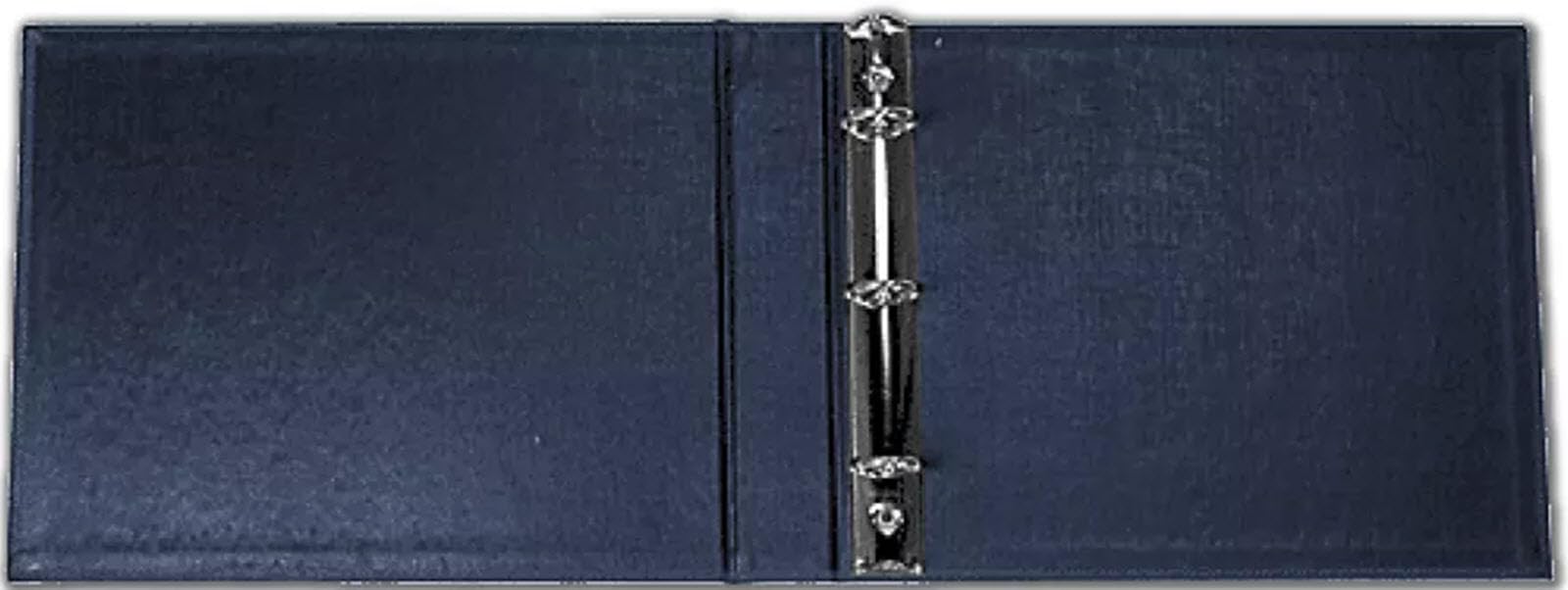 End Stub Deskbook Checks Cover, 9 1/2" x 9", Blue