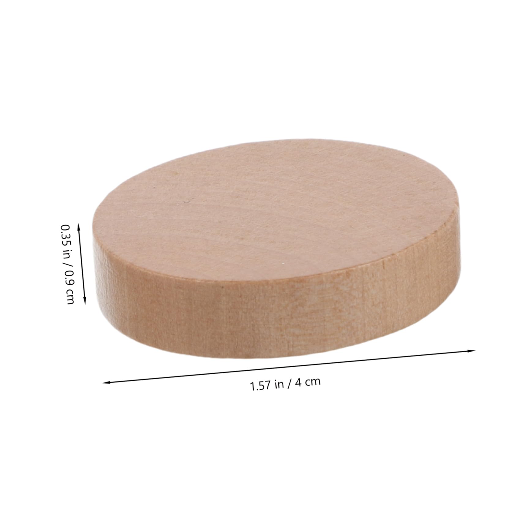 Sosoport 10pcs Chess Accessories Sling Puck Game Fast Sling Puck Sling Hockey Wooden