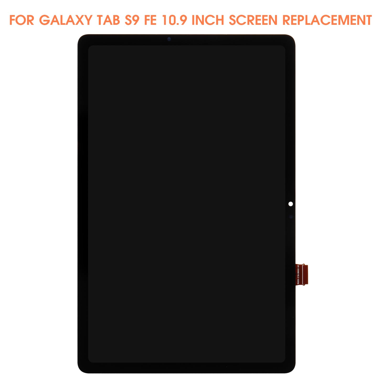 Display LCD für Samsung Tab S9 Fe Bildschirm Ersatz für Samsung Galaxy Tab S9 Fe SM-X510 SM-X516B 10,9 Zoll LCD Screen Touchscreen Digitizer Assembly + Reparaturset, Schwarz
