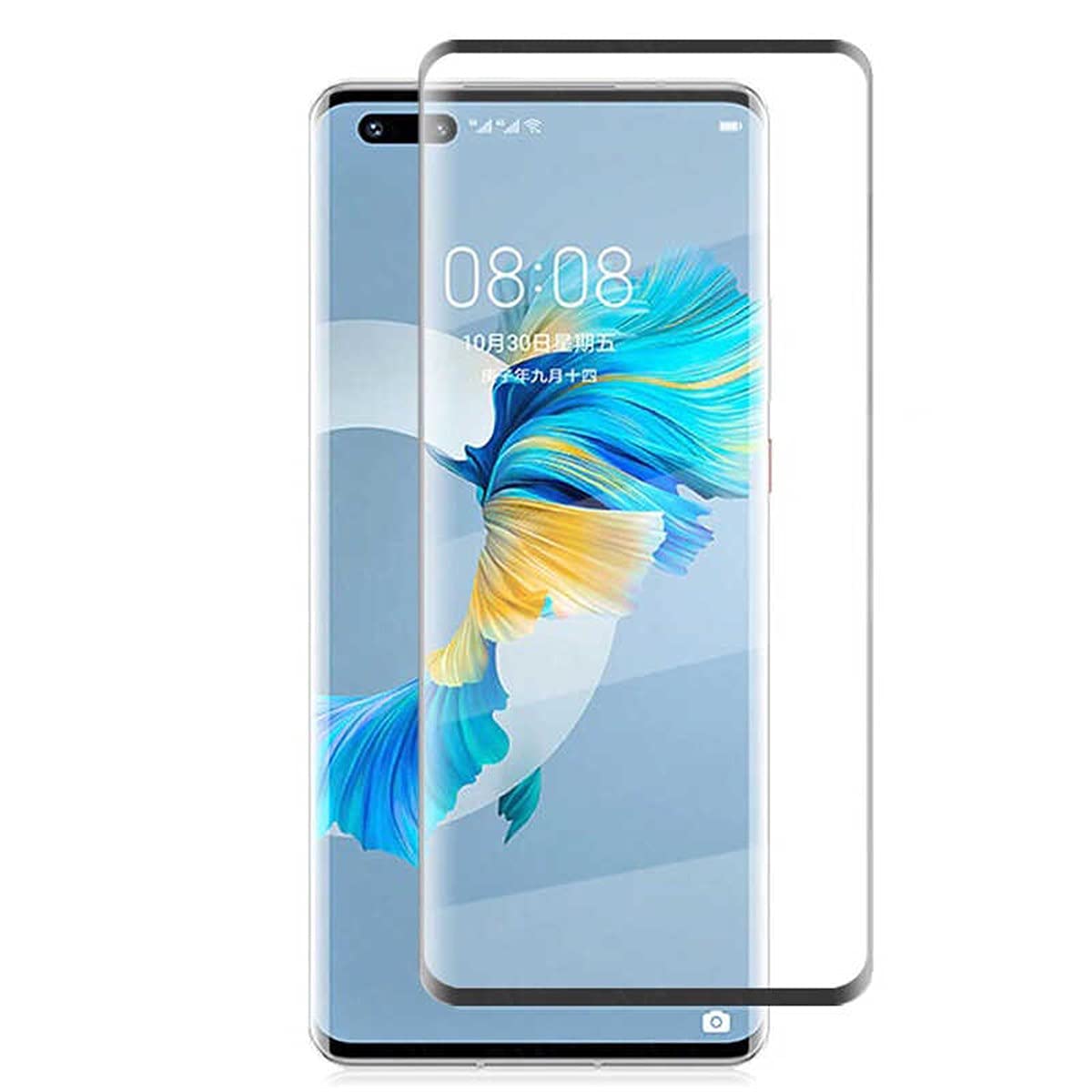 Zore Huawei ile uyumlu Mate 40 Pro Süper Pet Ekran Koruyucu Jelatin Siyah