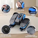 ANCHEER Under Desk Elliptical Machine, Ellipse Leg Exerciser for Seniors with 12 Adjustable Speeds, Quiet & Portable Electric Seated Pedal Exerciser with Remote Control - Image 3