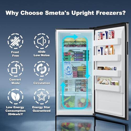 SMETA 21 Cu. Ft. Upright Freezer