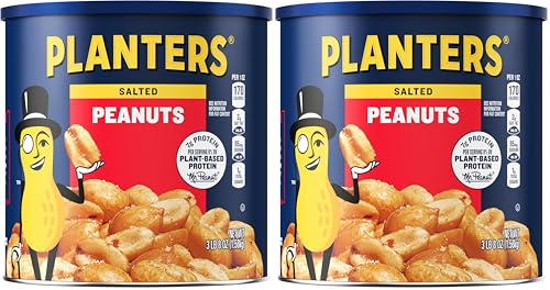 Image of Planters Salted Peanuts (56 oz Canister) (Pack of 2)