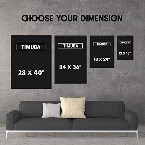 Beach Canvas Wall Art, Blue Sea Seascape Canvas Painting For Bathroom Wall Decor, Abstract Beach Ocean Wall Art For Bedroom Decor, Canvas Stretched Artwork Framed Decor Ready To Hang (24X36 Inches) #TOP6