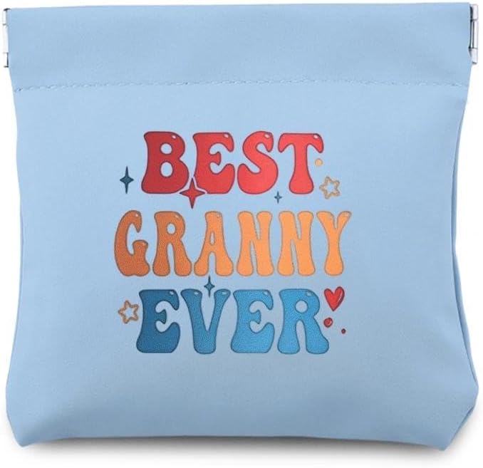 yaozeio Nonna Coin Bag Mimi Grandmother Mothers Day Birthday Gifts for Women Grandma Mother's Day Thank You Gifts for Nonna Nana Retirement Farewell Gift for Granny Grammy Square Headphone Pouch image 3