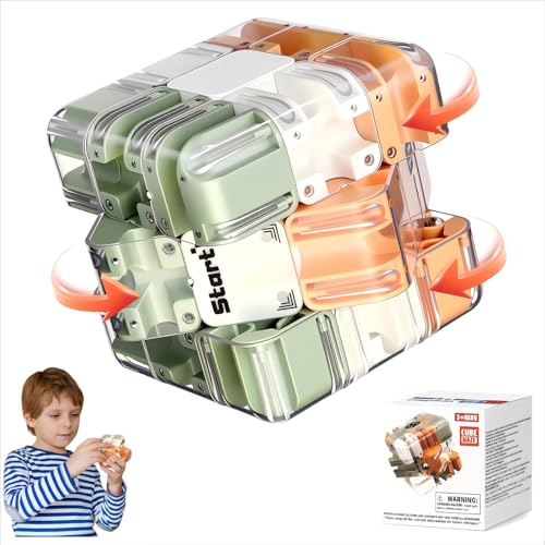 3D Labyrinth Kugel Komplexes Puzzle Mit Rollenden Kugeln,Large Labyrinth 3D Puzzl Maze Cube,3D Labyrinth Puzzle Fidgets Spiel,Interaktives Zauberwürfel Spielzeug Lernspielzeug Für Kinder Erwachsene