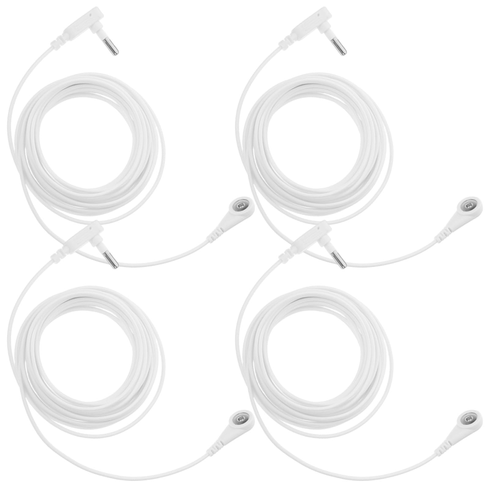 4 Sztuki Kabel Do Łączenia Antystatycznych Mat z Uziemieniem Zastępczy Przewód Do Pieluszek i Poduszek Uziemiających Przewód Urządzeń Uziemiających