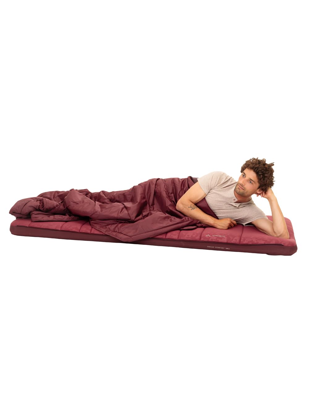 Vaude Unisex – śpiwór dla dorosłych Plangge 400 II SYN, Dark Cherry, rozmiar uniwersalny
